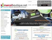 Tablet Screenshot of mancelboutique.net
